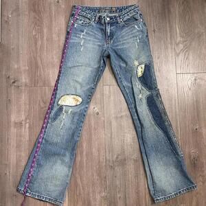 Vintage Patchwork Jeans